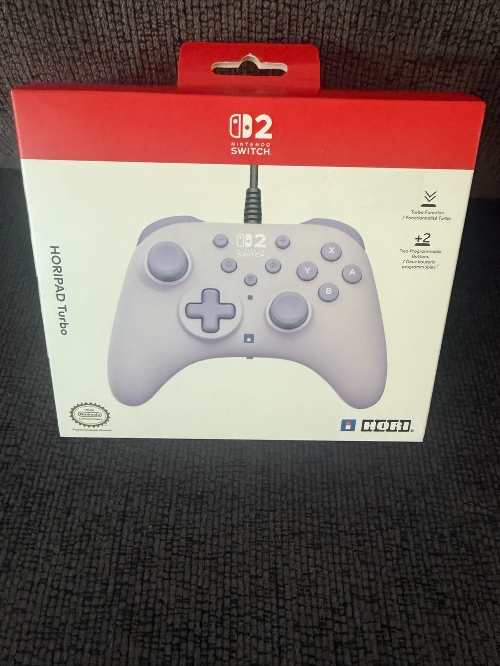 Nintendo Wired Controller - Light Purple (Lavender)